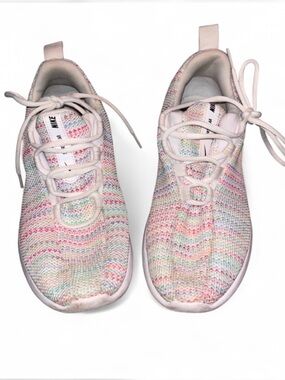 Nike Pastel Viale Knit Sneakers in White and Space Dye
